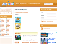 Tablet Screenshot of juegosweb.com